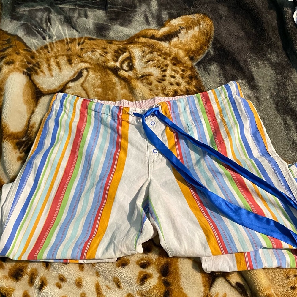 Comfy striped sleep pants